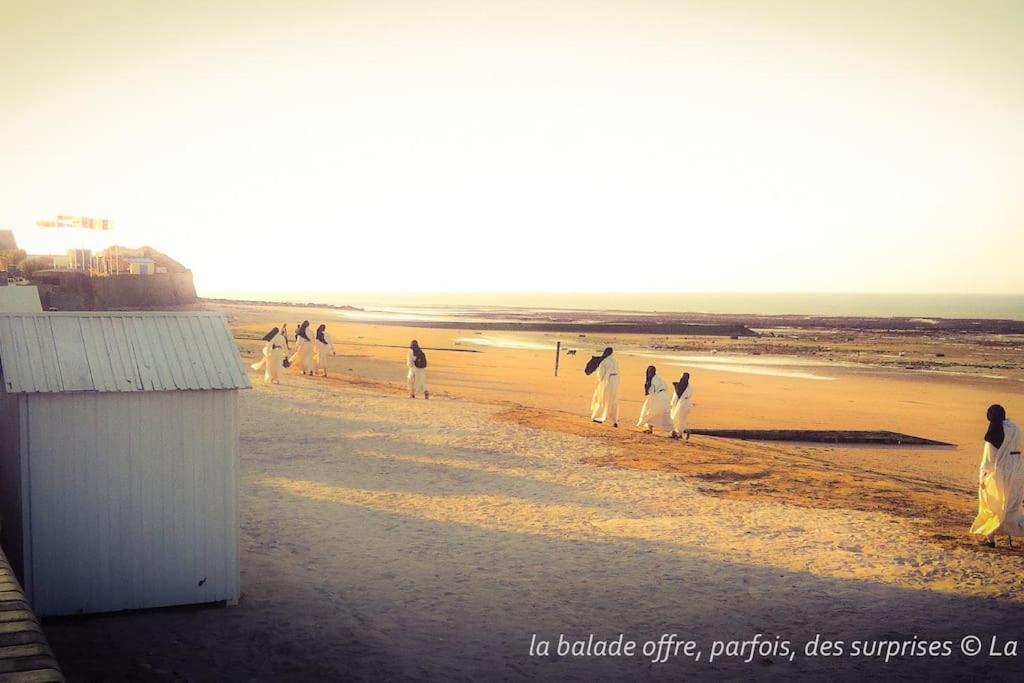 La Baleine Bleue Apartamento Saint-Aubin-Sur-Mer  Exterior foto